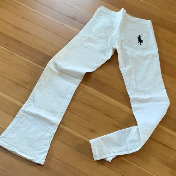 Ralph Lauren Black Label White Big Pony Jeans sz30 - Picture 2 of 8